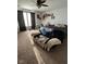 Spacious bedroom featuring carpet, ample natural light, and ceiling fan at 3292 Underwood Dr, Whiteland, IN 46184