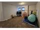 Large bonus room with carpet, perfect for recreational activities at 3292 Underwood Dr, Whiteland, IN 46184