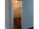 Open closet with installed wire rack shelving and carpeted floor at 3292 Underwood Dr, Whiteland, IN 46184