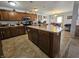 Spacious kitchen with a large island, stainless steel appliances, and ample cabinet space at 3292 Underwood Dr, Whiteland, IN 46184