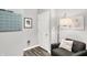 Cozy sitting area with a comfortable chair, stylish lamp, and inspirational wall art at 3592 Gillsland Rd, Bargersville, IN 46106