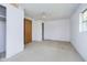 Bedroom with white walls, carpet, ceiling fan, natural light, and closet at 3642 S Mauxferry Rd, Franklin, IN 46131