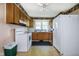 Kitchen featuring ample counter space, range, and ample cabinets at 3642 S Mauxferry Rd, Franklin, IN 46131