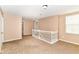 The expansive loft offers generous natural light and versatility, ideal for various living arrangements at 3839 Churchman Woods Blvd, Indianapolis, IN 46203
