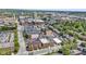 Scenic aerial view of downtown with diverse buildings and tree-lined streets on a sunny day at 404 E New York E St # 406, Indianapolis, IN 46202