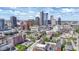 Aerial view of the city skyline showcasing urban architecture and cityscape at 404 E New York E St # 406, Indianapolis, IN 46202