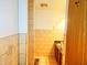 Bathroom features beige tile and a wooden vanity at 4336 Abby Creek Ln, Indianapolis, IN 46205