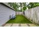 Small artificial grass backyard featuring a small table set at 5015 N Park Ave, Indianapolis, IN 46205