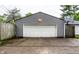 Garage exterior featuring a white door and basketball hoop at 5015 N Park Ave, Indianapolis, IN 46205