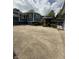 Well-maintained backyard with covered patio area at 6126 Regina Cir, Indianapolis, IN 46224