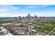 Stunning aerial view of the cityscape, showcasing the property's prime location and urban surroundings at 630 N College Ave # 105, Indianapolis, IN 46204