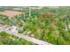 Property line image showing acreage surrounded by a combination of trees and residences at 6762 S State Road 67, Pendleton, IN 46064