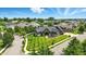 Expansive aerial view of home showcasing landscaping, and neighborhood amenities at 7116 Trail Ridge Ln, Indianapolis, IN 46259