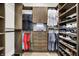 Custom closet featuring built-in shelving and drawers for optimal organization and storage space at 7116 Trail Ridge Ln, Indianapolis, IN 46259