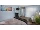 Comfortable bedroom featuring neutral decor, natural light, and carpeting at 8581 N Goat Hollow Rd, Mooresville, IN 46158