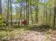 View of home surrounded by trees showcasing a path leading to the front of property at 8581 N Goat Hollow Rd, Mooresville, IN 46158