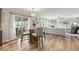 Open concept living space with breakfast nook connecting to the living room at 8635 Nolan Dr, Fishers, IN 46038