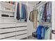 Well-organized walk-in closet with ample storage space and shelving units at 8635 Nolan Dr, Fishers, IN 46038