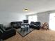 Cozy living room with plush seating, TV, and large windows at 10836 Zimmerman Ln, Indianapolis, IN 46231