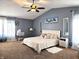 The main bedroom offers space, natural light, and modern design at 10836 Zimmerman Ln, Indianapolis, IN 46231