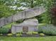Monument dedicating Bent Wood to all who live and make their home upon this land at 10836 Zimmerman Ln, Indianapolis, IN 46231