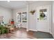 Bright playroom filled with toys, a window, and a clear view of the front door at 10993 Liberation Trce, Noblesville, IN 46060