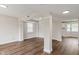 Spacious basement boasts hard flooring and neutral color palette at 113 Spring Creek Ct, Noblesville, IN 46062