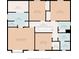 Here is the floor plan displaying the layout of the primary bedroom, additional bedrooms, baths, walk in closets, laundry and hall at 113 Spring Creek Ct, Noblesville, IN 46062