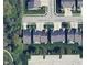 Aerial view of the property and neighborhood at 11711 Whisper Cove Dr, Fishers, IN 46037