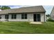 View of the yard from the back of the house at 11711 Whisper Cove Dr, Fishers, IN 46037