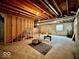 Unfinished basement with concrete walls, framing, and exposed ducts at 12044 Bird Key Blvd, Fishers, IN 46037