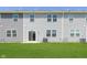 New construction home with a large backyard and sliding door to patio at 1237 Langham St, Avon, IN 46123