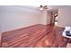 Spacious bedroom with hardwood floors and neutral walls, perfect for creating a personalized retreat at 1340 Apache Trl, Martinsville, IN 46151
