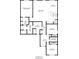 Detailed floor plan showcasing the layout of the home, including room dimensions and locations at 1483 Paper Birch Dr, Sheridan, IN 46069