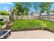 Fenced backyard with green grass, ready for Gathering gatherings and outdoor activities at 1730 Hoyt Ave, Indianapolis, IN 46203