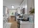 Modern kitchen featuring stainless appliances and bright cabinetry at 1802 E 66Th St, Indianapolis, IN 46220