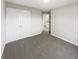 Bedroom featuring plush carpeting and double door closet, providing ample storage at 18230 Sandy Cove Ln, Westfield, IN 46074