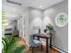 Bright and airy office space featuring a round window and modern decor at 2120 Wynnedale Rd, Indianapolis, IN 46228