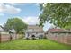 Expansive backyard offering ample space for recreation and relaxation, enclosed by a wooden fence for privacy and security at 2229 N Arsenal Ave, Indianapolis, IN 46218