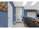 Inviting living room with skylights, light-colored floors, and modern furniture at 2397 Lincoln Dr, Cicero, IN 46034