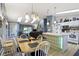 Open concept features the kitchen/dining/living room, great natural light from windows and skylights at 2397 Lincoln Dr, Cicero, IN 46034