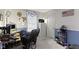 Dedicated home office space with a desk, comfortable chair, and storage solutions for a productive workspace at 2397 Lincoln Dr, Cicero, IN 46034