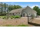Home exterior featuring back yard, deck, and storage shed at 3631 S 450 E, Whitestown, IN 46075