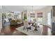 Cozy dining area features stylish seating arrangements and natural light, perfect for Gathering meals and entertaining guests at 3708 Gould Dr, Carmel, IN 46033