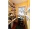 Walk-in pantry with shelving, a small microwave, and ample storage space at 3745 Winthrop Ave, Indianapolis, IN 46205