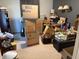 Bedroom with natural light and boxes at 5585 Gallagher Dr, Greenwood, IN 46142