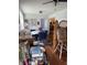 Bright dining area with wood floors and views into other rooms at 5585 Gallagher Dr, Greenwood, IN 46142