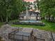 Expansive backyard with a sparkling pool, well-maintained landscaping, and a charming deck area, perfect for outdoor living at 5786 E Fall Creek Pkwy N Dr, Indianapolis, IN 46226