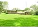 Expansive backyard with lush green lawn and well-maintained landscaping at 6126 Rucker Rd, Indianapolis, IN 46220