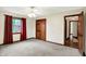 A bedroom with a window and a closet at 6190 S 425 W, Pendleton, IN 46064